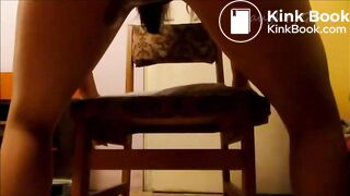 Pantyhose poop and masturbation