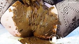 Extremely dirty dildo