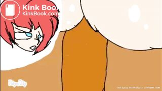 anime red haired girl plomps