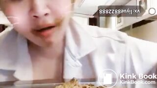 chinese girl eat shit - video 2