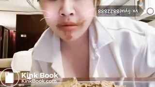 chinese girl eat shit - video 2