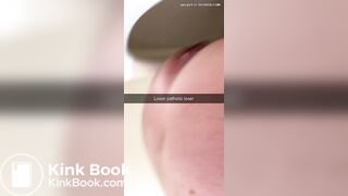 degrading blonde shits