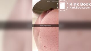 degrading blonde shits