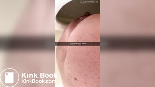 degrading blonde shits