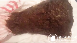 Massive poop in purple pants part 2