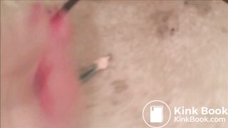 the little man was smeared with the shit from her big ass