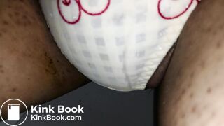 It ready to shit that lovely cherries pattern panty again!