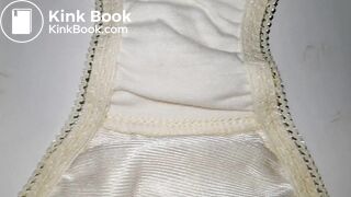 A clean and new lovely cherries pattern panty before playing!