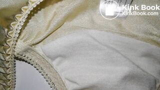 A clean and new lovely cherries pattern panty before playing!