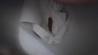 Girl pooping a Little bit