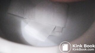 Girl pooping a Little bit