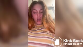Tik Tok redhead pooping