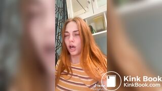 Tik Tok redhead pooping
