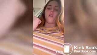 Tik Tok redhead pooping