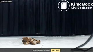 Tattoed latina in 2P show