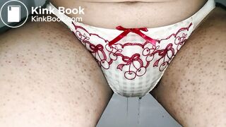 Let shit that lovely cherries pattern panty like an explosion!!!