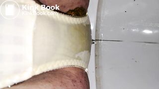 Let shit that lovely cherries pattern panty like an explosion!!!