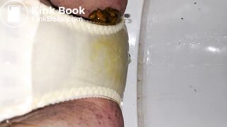 Let shit that lovely cherries pattern panty like an explosion!!!