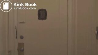 Cute girl pooping on toilet before date