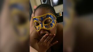 Part 2 of my slave polishing off her master's big turd