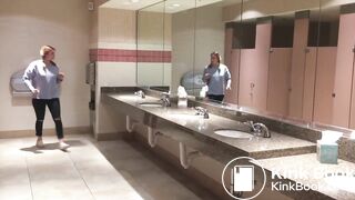 Girl shit and farts in toilet