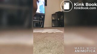 Ebony BBW living room