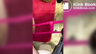 Shitting on the toilet again