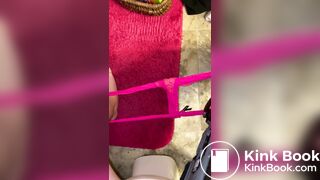 Shitting on the toilet again