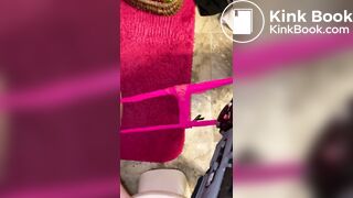 Shitting on the toilet again