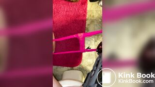 Shitting on the toilet again