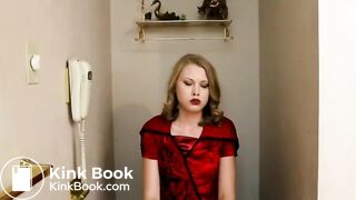 beautiful girl with two guys went into the house and went to take a shit in