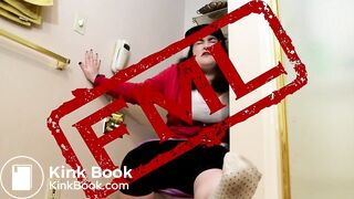 Two girl diarrhea in toilet