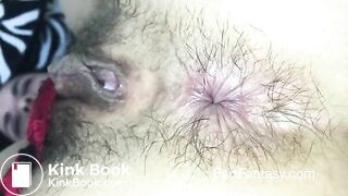 Farting to your nose with her hairy asshole!