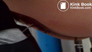 China woman toilet pooping