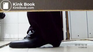 China woman toilet pooping