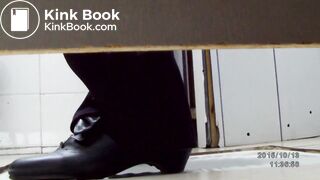 China woman toilet pooping