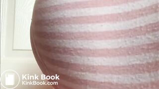 constipated panty poop again