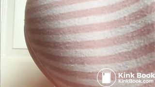 constipated panty poop again