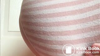 constipated panty poop again