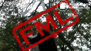 plump woman shi and farting in the toilet