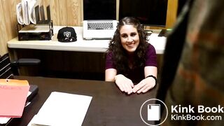 the girl at work could not resist and shit in the trash can