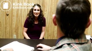 the girl at work could not resist and shit in the trash can