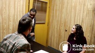 the girl at work could not resist and shit in the trash can