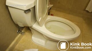 2 hot scenes from a hairy pregnant poop slut