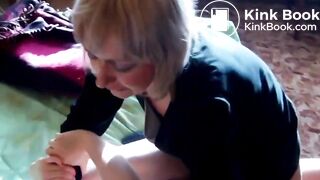 she mocks and Fucks her ward, pisses and poops on her