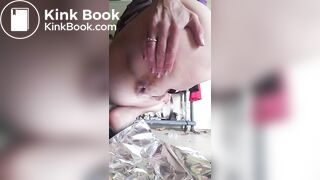 Sink poop scat shitting