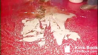 Vintage old 80's glycerin enema fuck that can not be refused