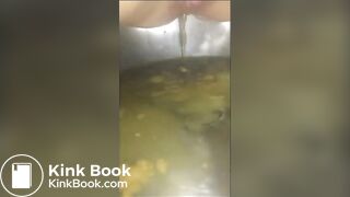 Girl has diarrhea in public toilet - video 15