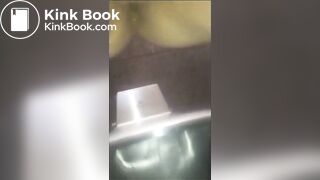Girl has diarrhea in public toilet - video 15