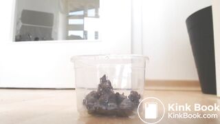 a small jar for her shit